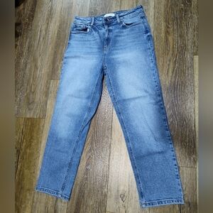 Carly Jean CJLA Straight Leg Light Wash Jeans